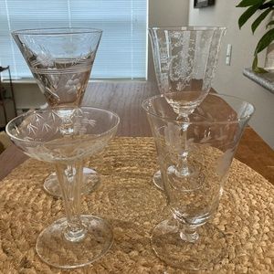 Vintage glasswear